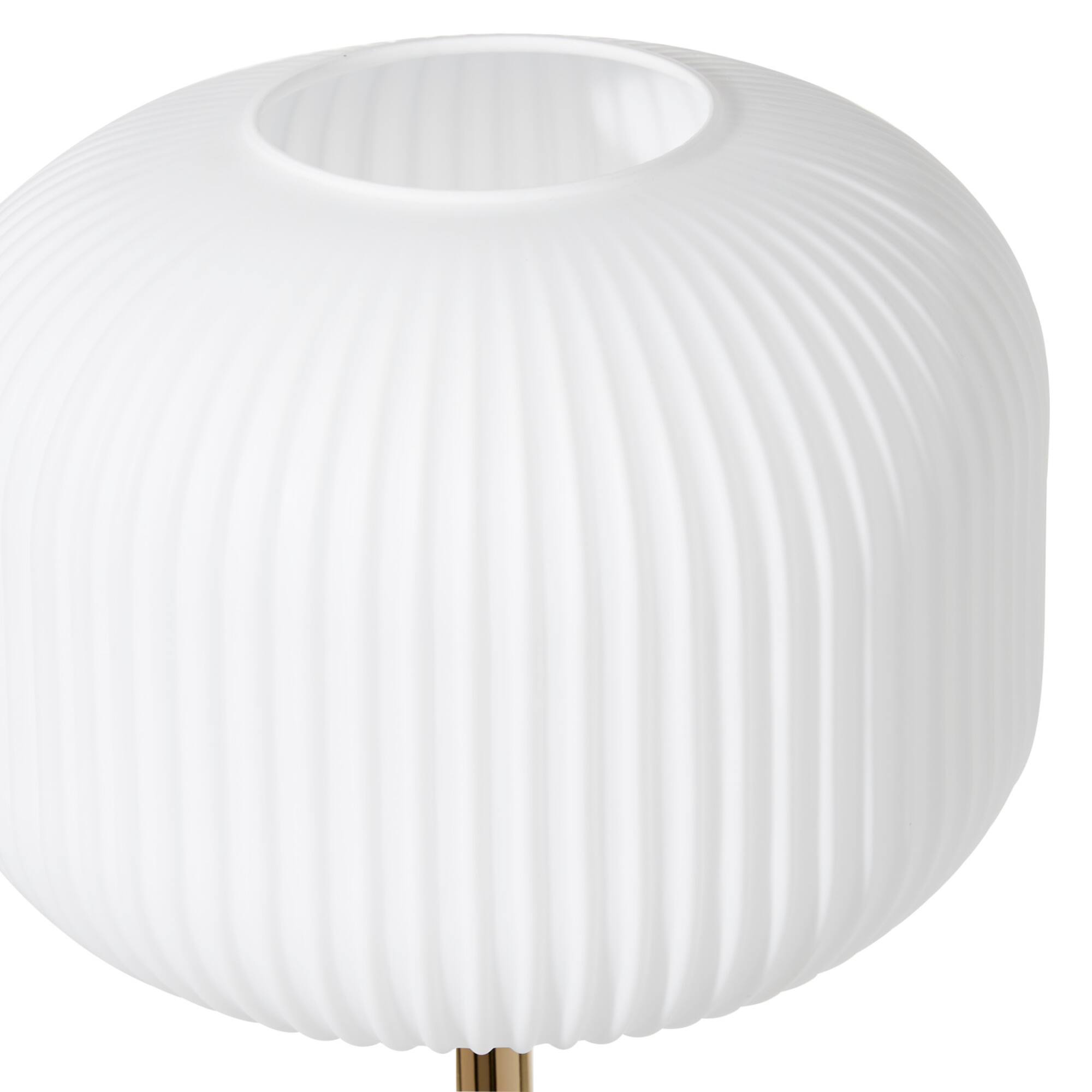 CosmoLiving by Cosmopolitan White Metal Modern Floor Lamp, 64" x 12" x 12"